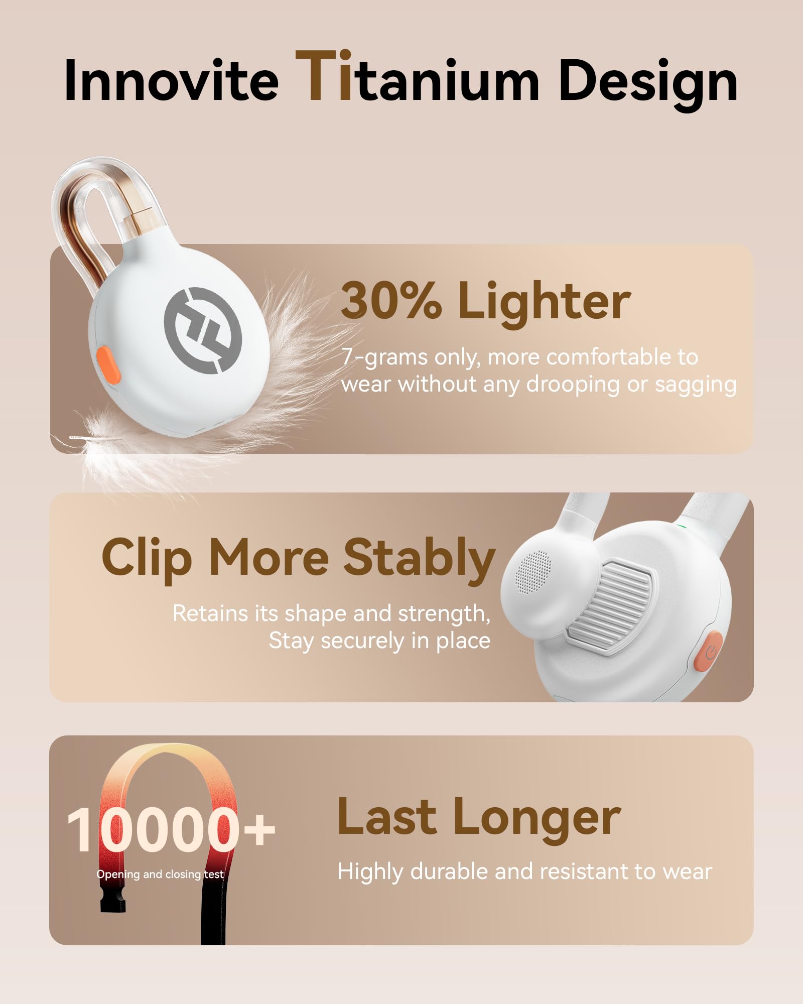 نظام ميكروفون لاسلكي ثنائي الأشخاص من هوليلاند للكاميرات والأجهزة المحمولة (2.4 جيجاهرتز، أبيض فضائي)