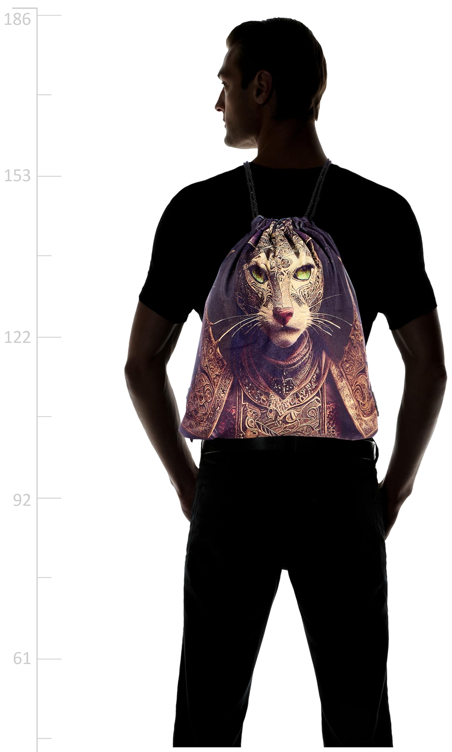 شنطة برباط من تات - 923، متعددة الألوان، مقاس L