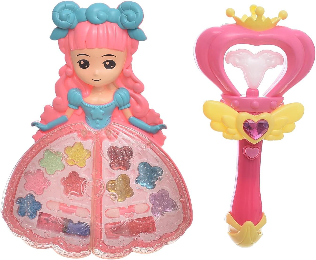Karol Frozen Makeup Set Kids Toy with Magic Wand 5+ Years – Safqqa Egypt