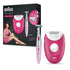 Braun Silk-epil 3 3-420 Epilator Raspberry Pink with 2 Extras - Safqqa Egypt