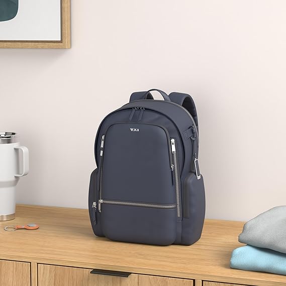 TUMI Men Backpack Navy Premium Travel Laptop Backpack – Safqqa Egypt