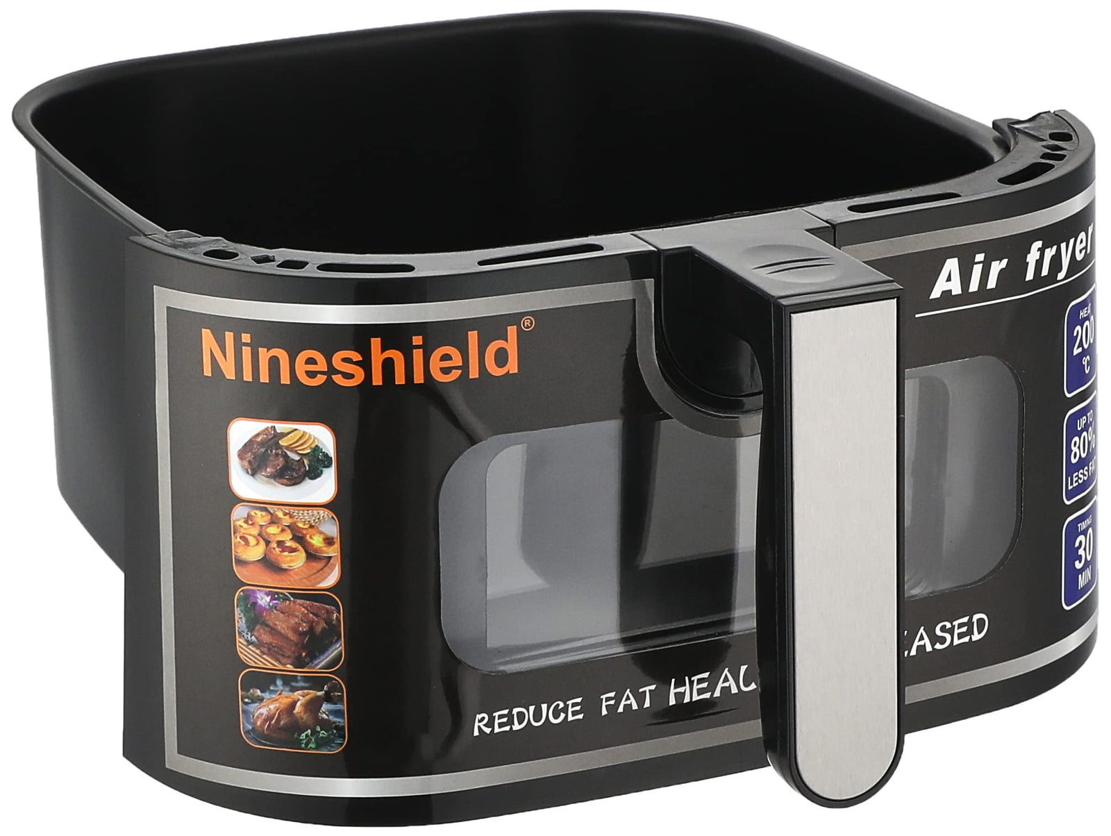 Silver Crest 10.5 Liter Air Fryer 1.Kg Performance Range 2200 Watt Rapid Air Convection Heating, YC-JD02B -