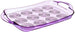 Renga Plastic Serving Tray Purple - Safqqa