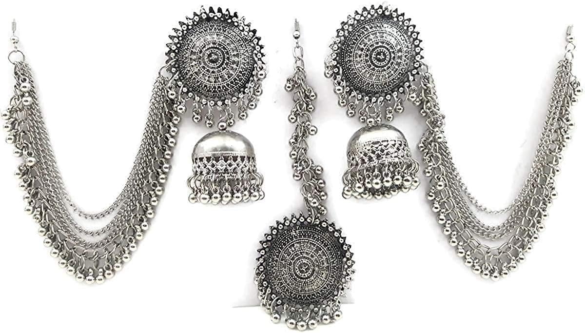 Antique Silver Traditional Jewellery Set for Women - Safqqa Egypt
