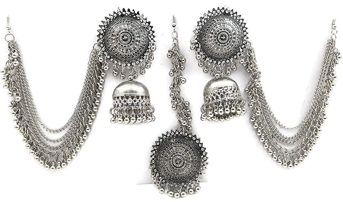 Antique Silver Traditional Jewellery Set for Women - Safqqa Egypt