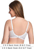 TRYLO Women Bra White Comfortable Everyday Bra