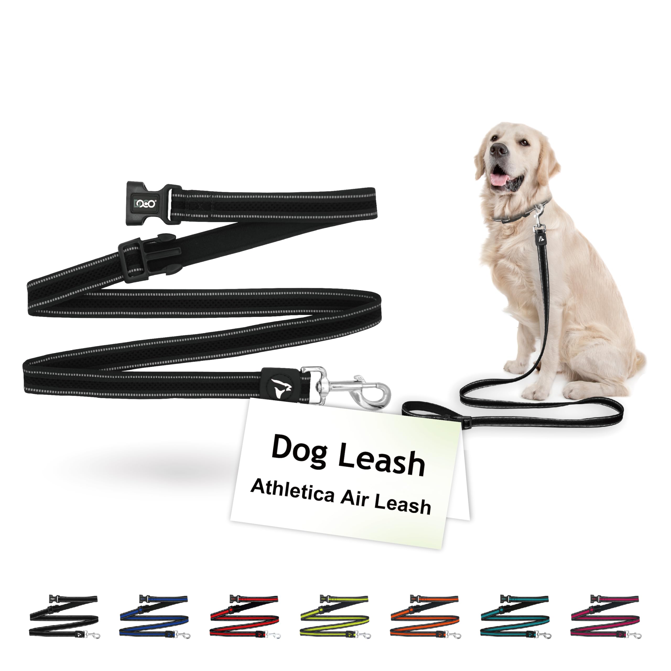 يوفر مقود Doco بطول 6 قدم قوة وثباتاً وتحكماً ممتازاً أثناء المشي اليومي. مصنوع من خامات عالية الجودة ومتينة، ويمنحك قبضة مريحة وسهلة، ومناسب للكلاب