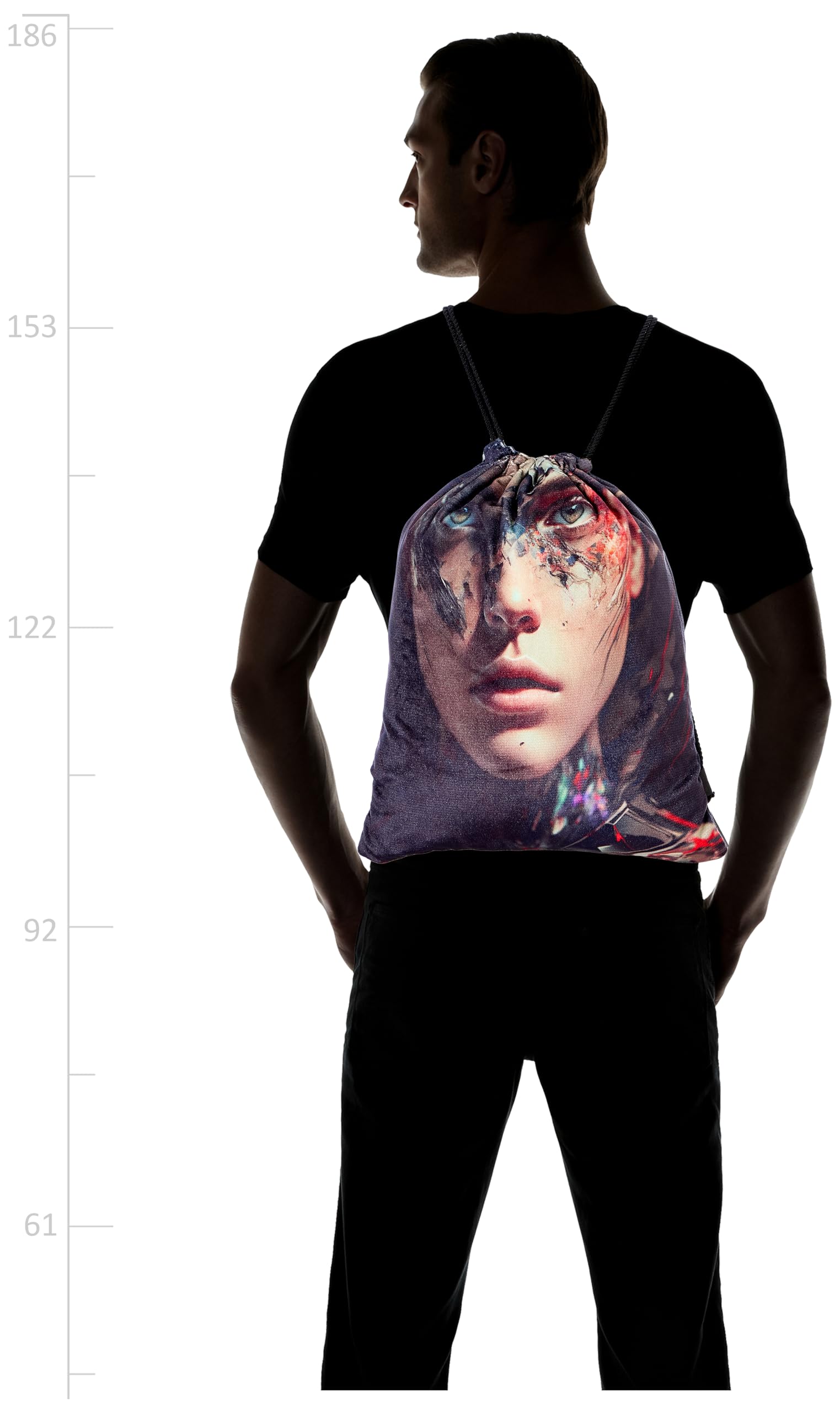 TAT DRAWSTRING BAG - 647, MultiColor, Large