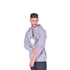 JIL Men sweatshirt cotton melton brushed grey melange printed - Safqqa Egypt