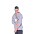 JIL Men sweatshirt cotton melton brushed grey melange printed, 3 - Safqqa Egypt