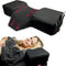 Curved Memory Foam Pillow for Eyelash Extensions – Neck & Back Support with Tool Pockets
