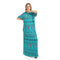 KADY Multi Patterns Zipped Round Neck Long Nightgown For Women,Relaxed fit for comfortable movement.