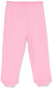 Skills Unisex Plain Elastic Cuffs Pants - Rose, 24 Months