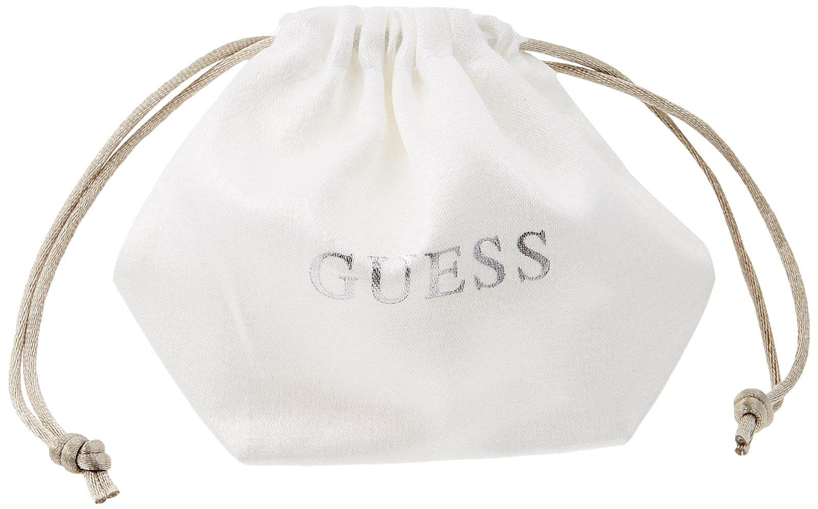 Guess Stainless Steel Zircon Embellished Pin Shaped Station Necklace