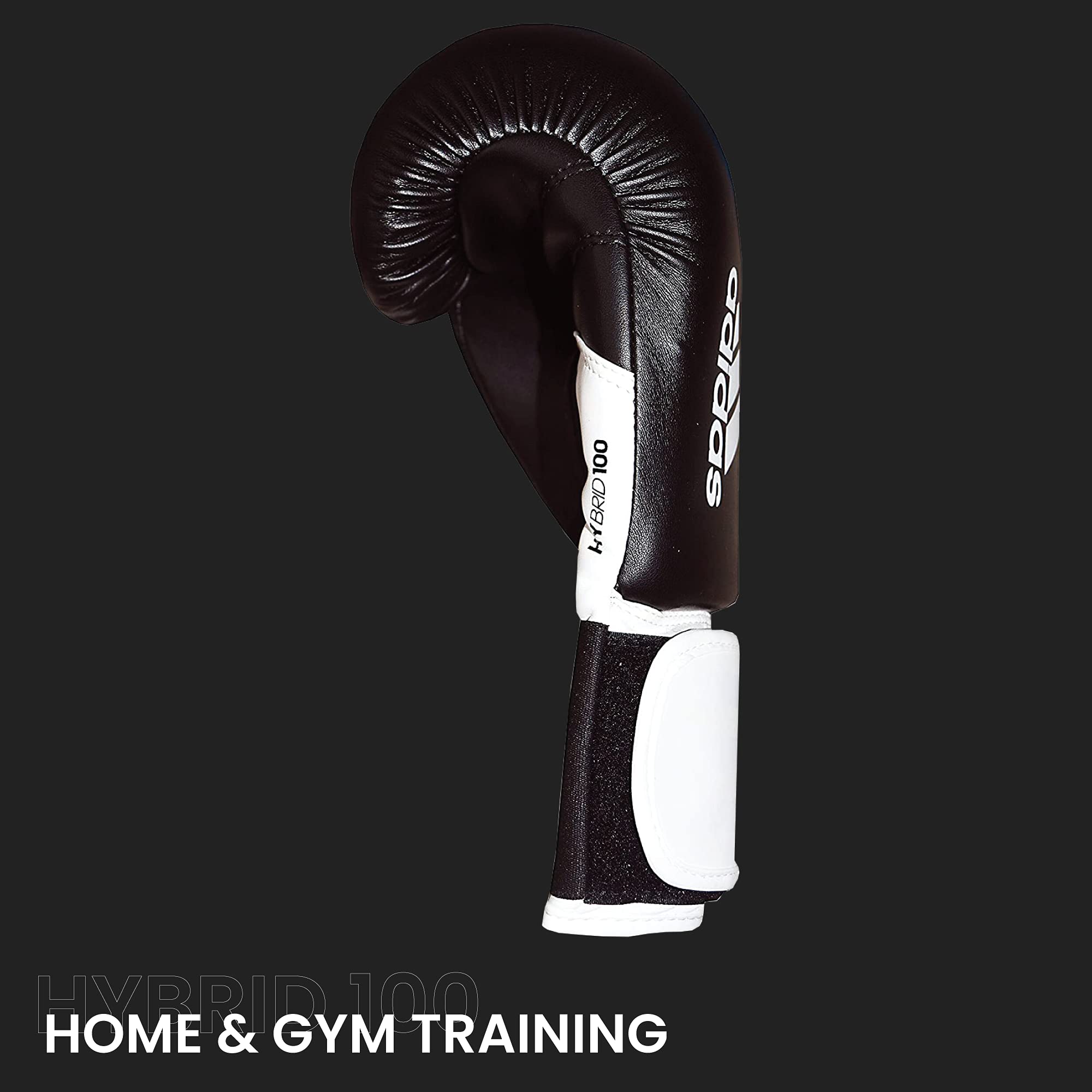 Adidas Boxing Gloves - Black and White, 8 oz