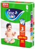 Fine Baby Diapers, Size 3, Medium, 4-9 kg, 80 Diaper
