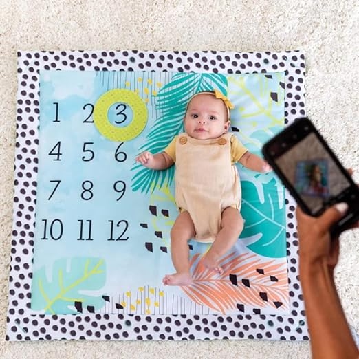 Multi-Functional Baby Activity Mat with Hanging Toys & Soft Pillow