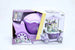 4 in 1 Surprise ice cream shop Playset - a removable basket -a trolley carrying - acase for storage - smooth rolling wheel, Purple - Safqqa Egypt