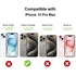 غطاء شفاف كريستالي لهاتف iPhone 15 Pro Max، متوافق مع MagSafe، لا يصفر، مقاوم للصدمات، مضاد للخدوش، خفيف الوزن، نحيف، غطاء خلفي متين، غطاء أكريليك شفاف مغناطيسي لهاتف iPhone 15 Pro Max 6.7"-صندوق تالف