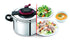 Tefal pressure cooker clipso plus, 8 l, stainless steel - 500108