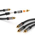 KabelDirekt – 3m – Component Cable, RCA/phono, RGB/YUV (coax cable, 3× RCA/phono to 3× RCA/phono male cinch plugs, component cable for video transmission in Full HD, video/HDTV, black) - Safqqa Egypt
