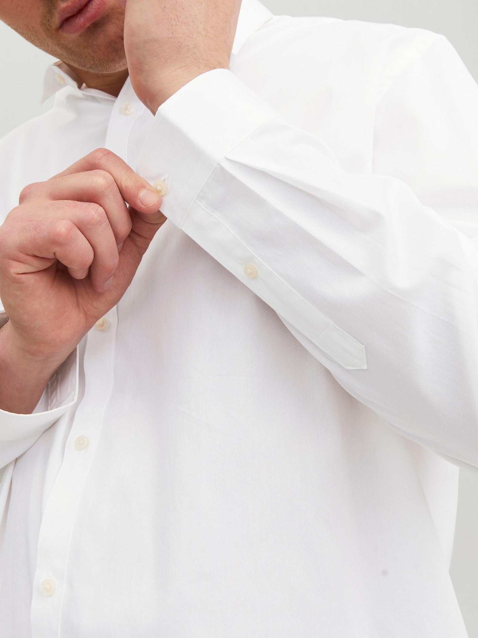 Jack & Jones Men’s Stylish Blacardiff Long-Sleeve Shirt