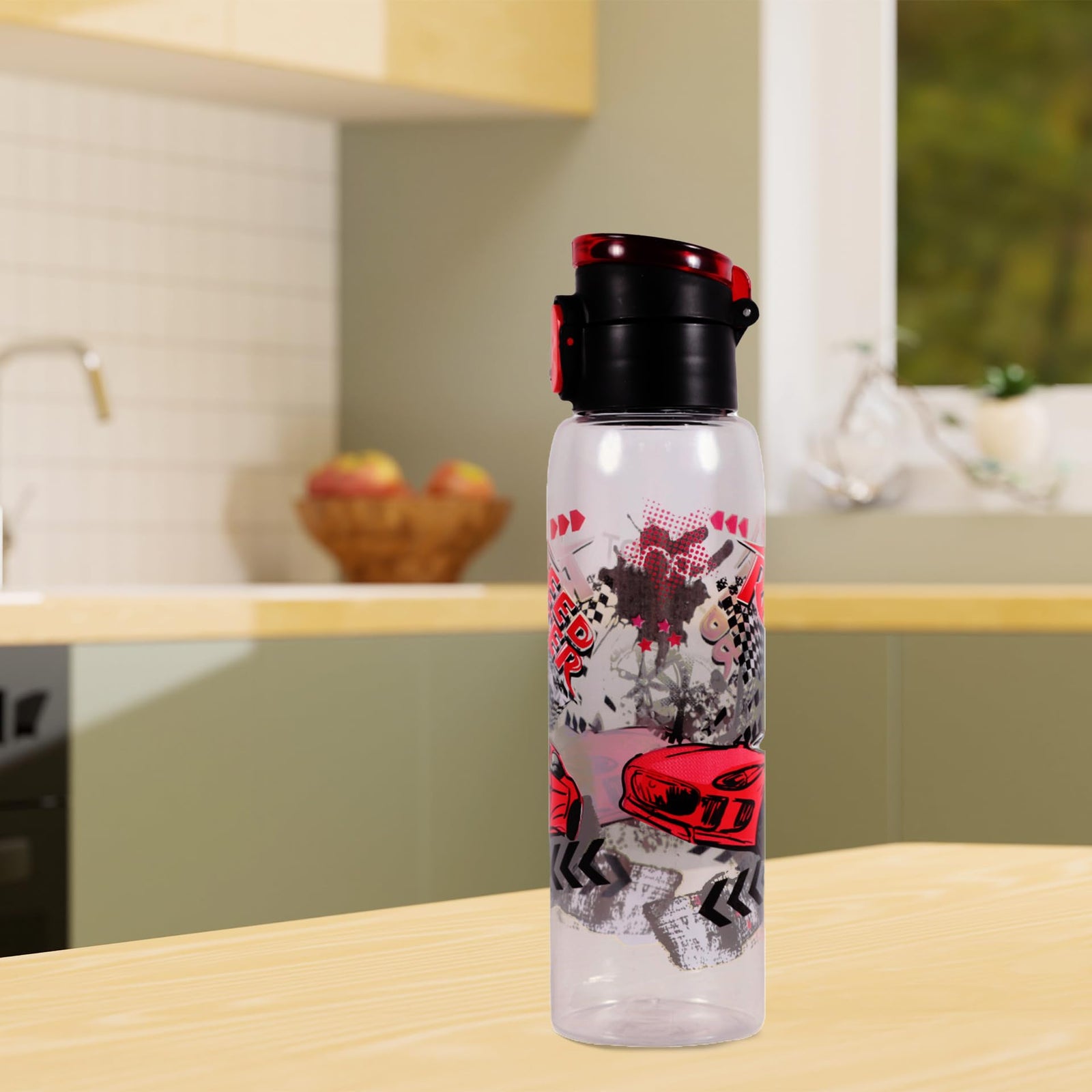 زجاجة مياه هيريفين مع حامل – سعة 500 مل، مانعة للتسرب، خالية من الـBPA