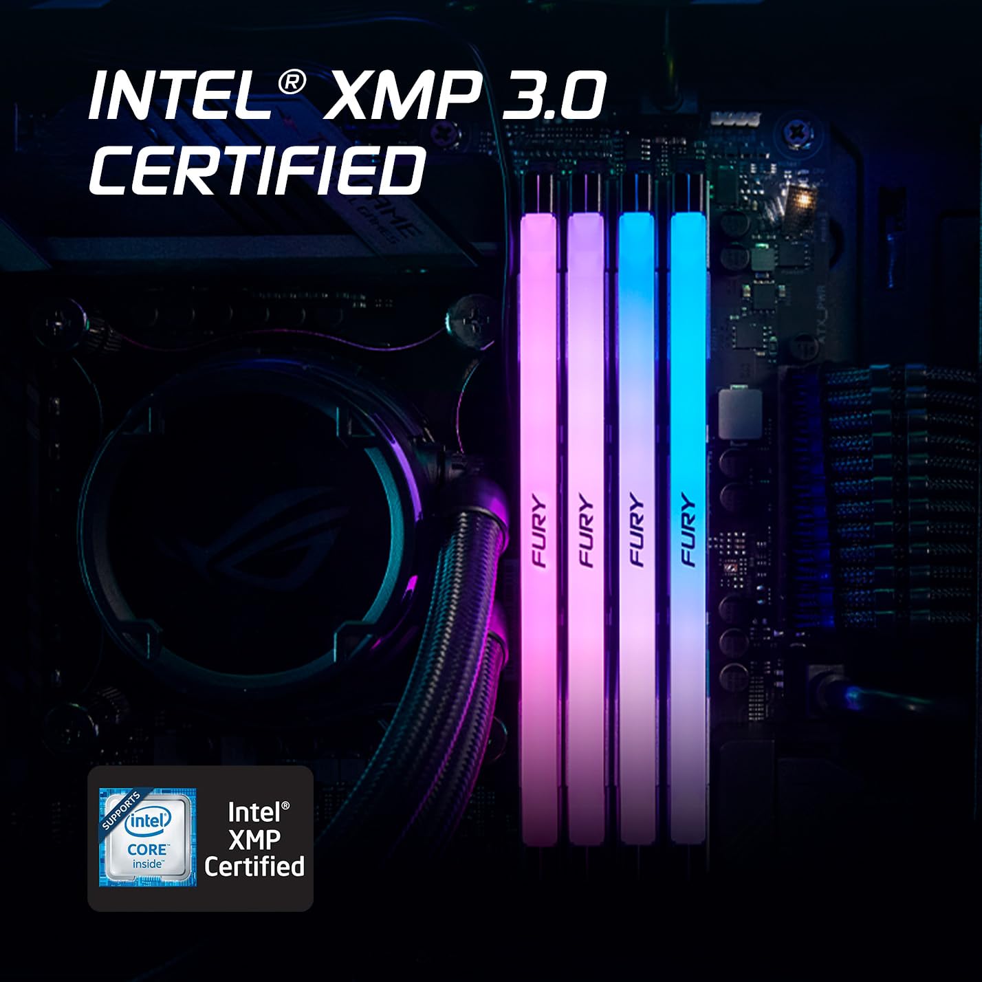 ذاكرة كينغستون فيوري رينيغيد بلاك آر جي بي DDR5 بسعة 16 جيجابايت وسرعة 6000MT/s وتوقيت CL32 (الموديل KF560C32RSA-16). تم تصميمها خصيصًا لعشاق الألعاب والأنظمة عالية الأداء، لتوفر سرعة فائقة تبلغ 6000 ميجاهرتز وزمن استجابة منخفض