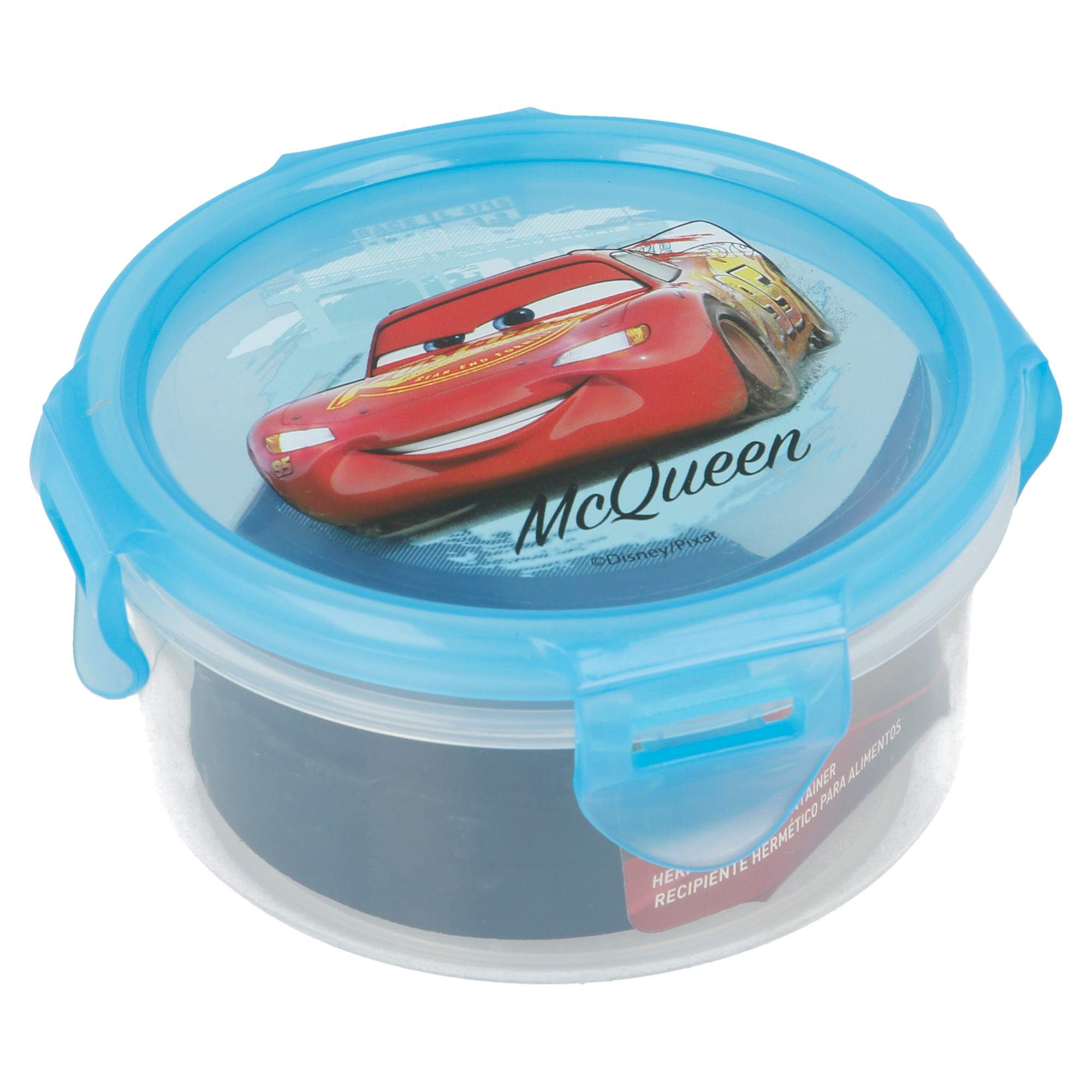 STOR Round Hermetic Food Container 270 Ml Cars Race Ready Unisex