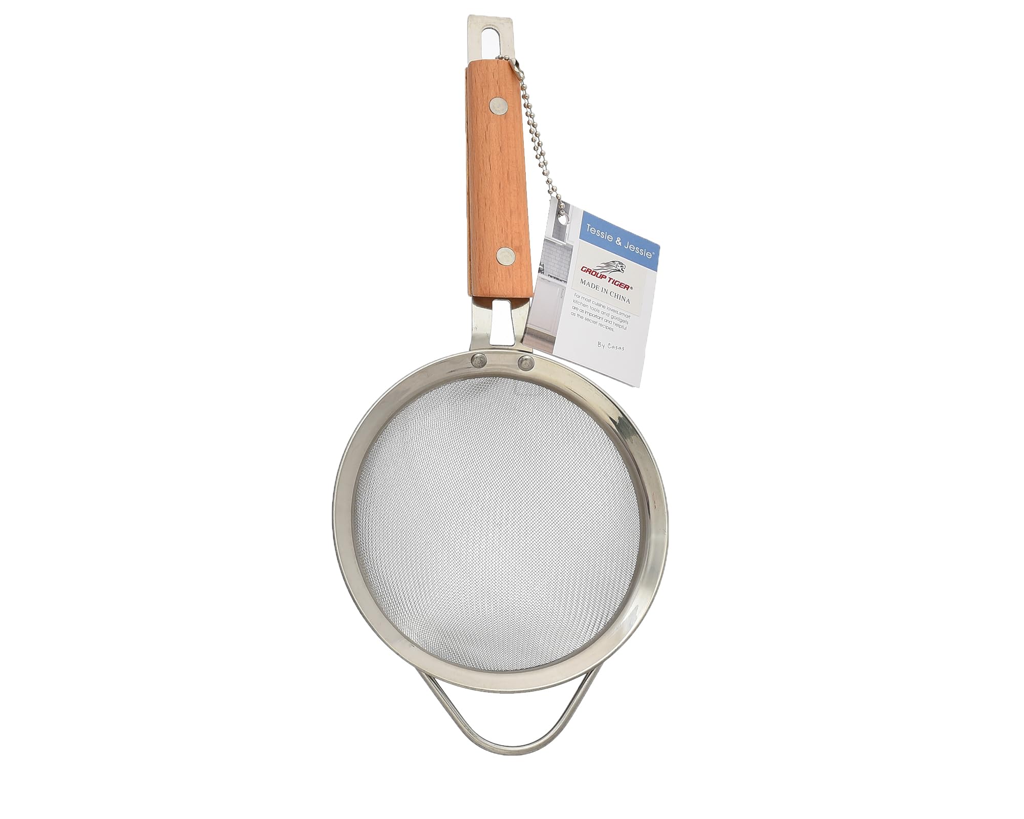 DANNY HOME Stainless Steel Strainer With a Long Handle