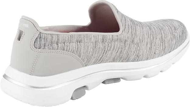 Skechers Women Shoes Grey Lightweight Comfortable Everyday Wear