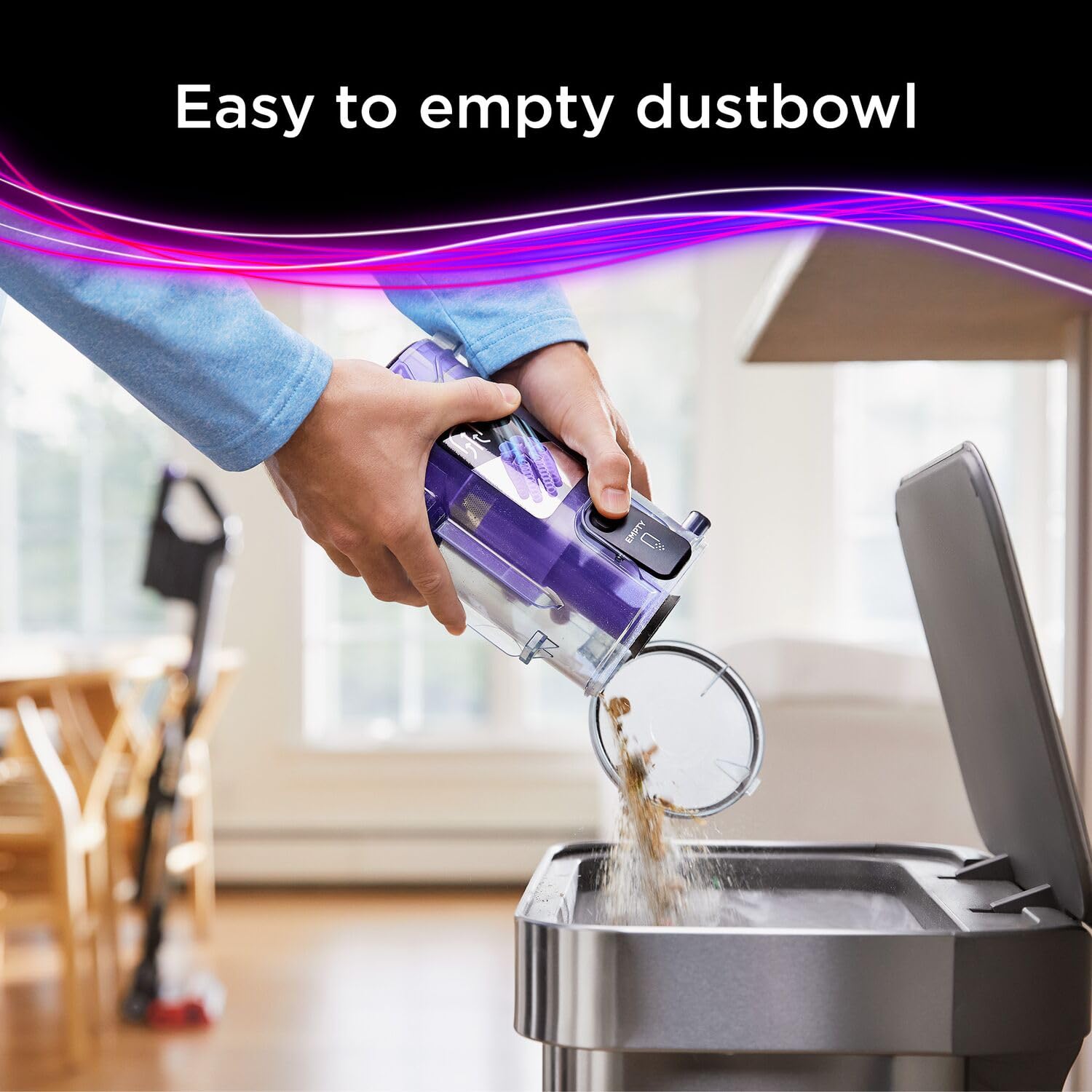 مكنسة كهربائية عمودية لاسلكية بلاك اند ديكر 21.6 فولت بمحرك رقمي قوي