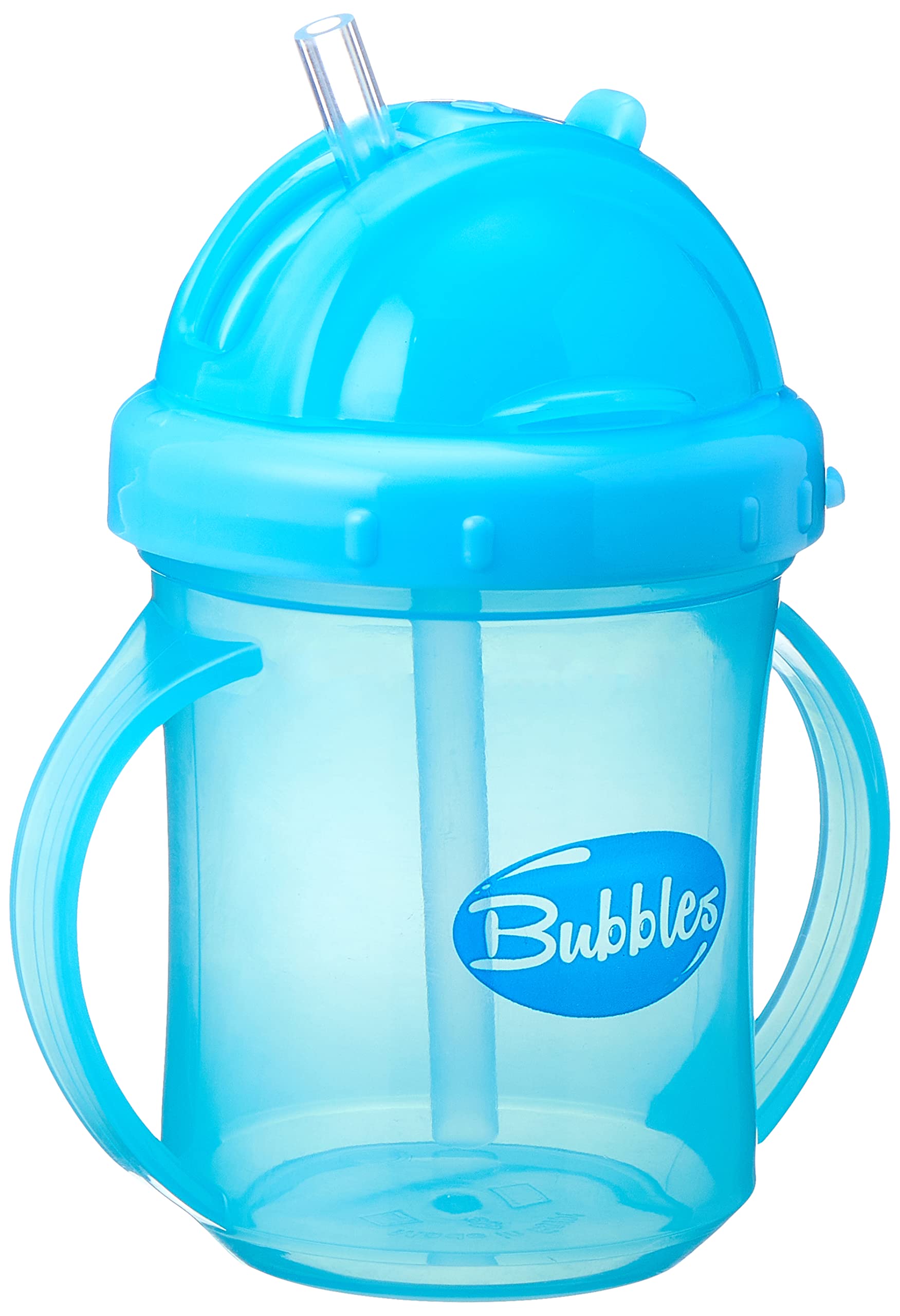 Bubbles Cup With Straw Blue - Safqqa Egypt