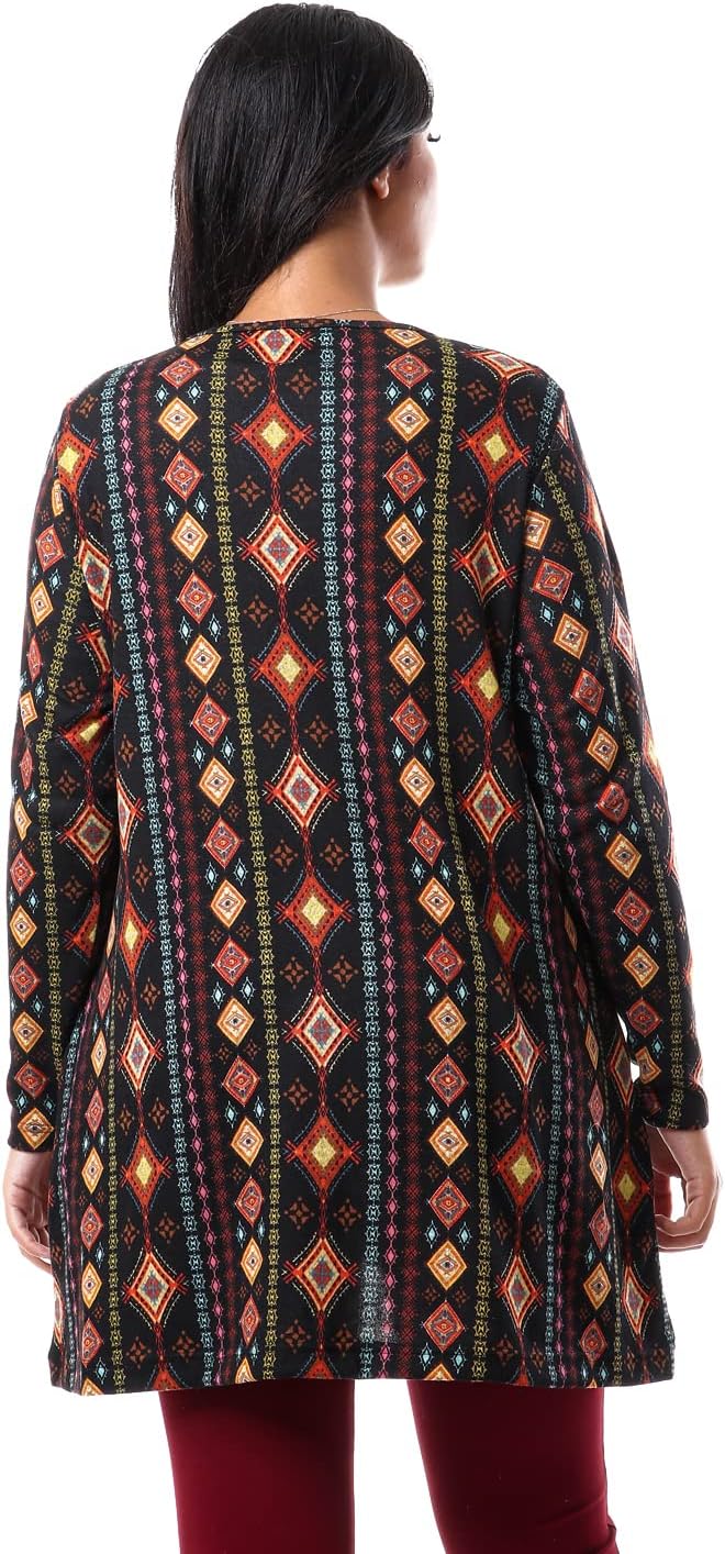 JAMILA Women printed long sleeves blouse SHIRT