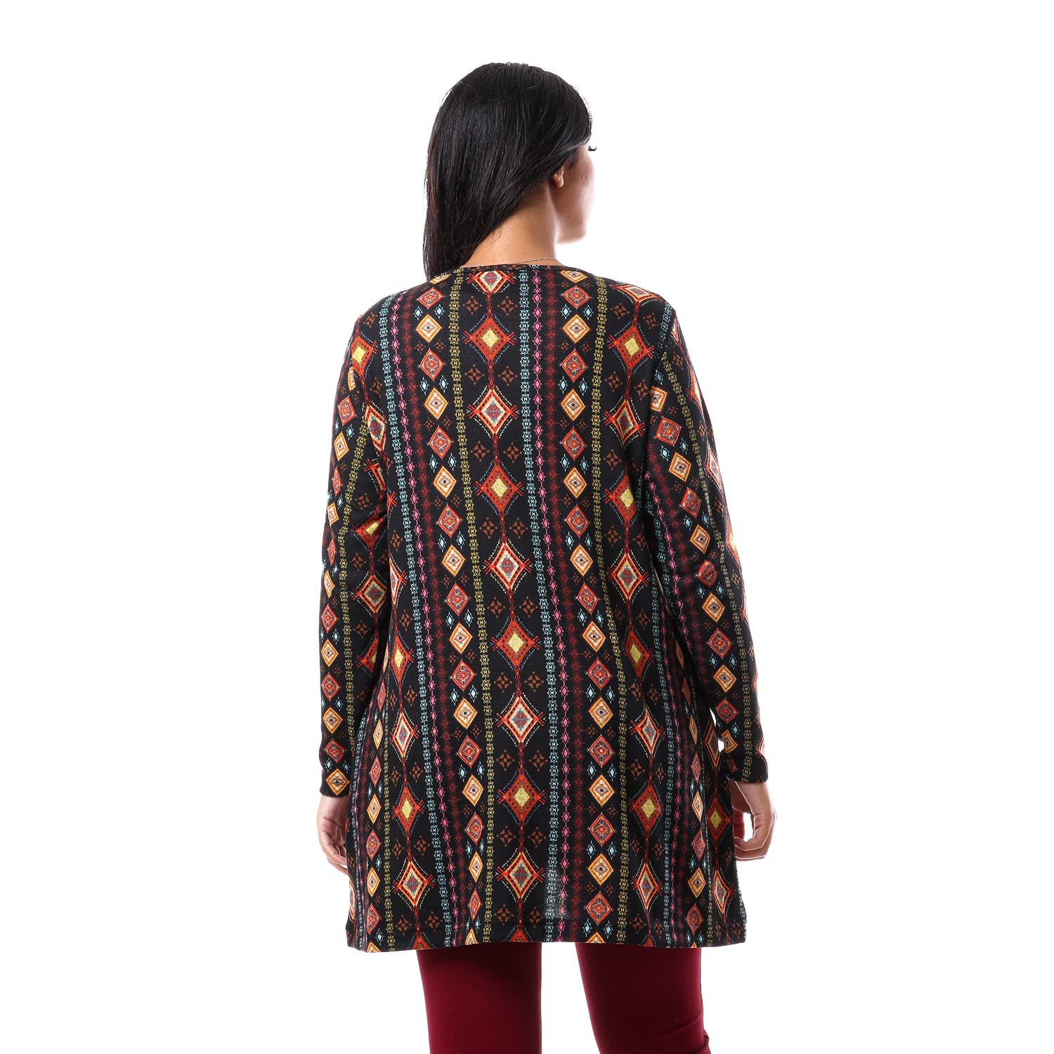 JAMILA Printed Long Sleeves Blouse For Women ,Lightweight and breathable fabric for all-day comfort