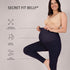 Motherhood MATERNITY womens Essential Stretch Full Length Secret Fit Over the Belly Pregnancy  Leggings