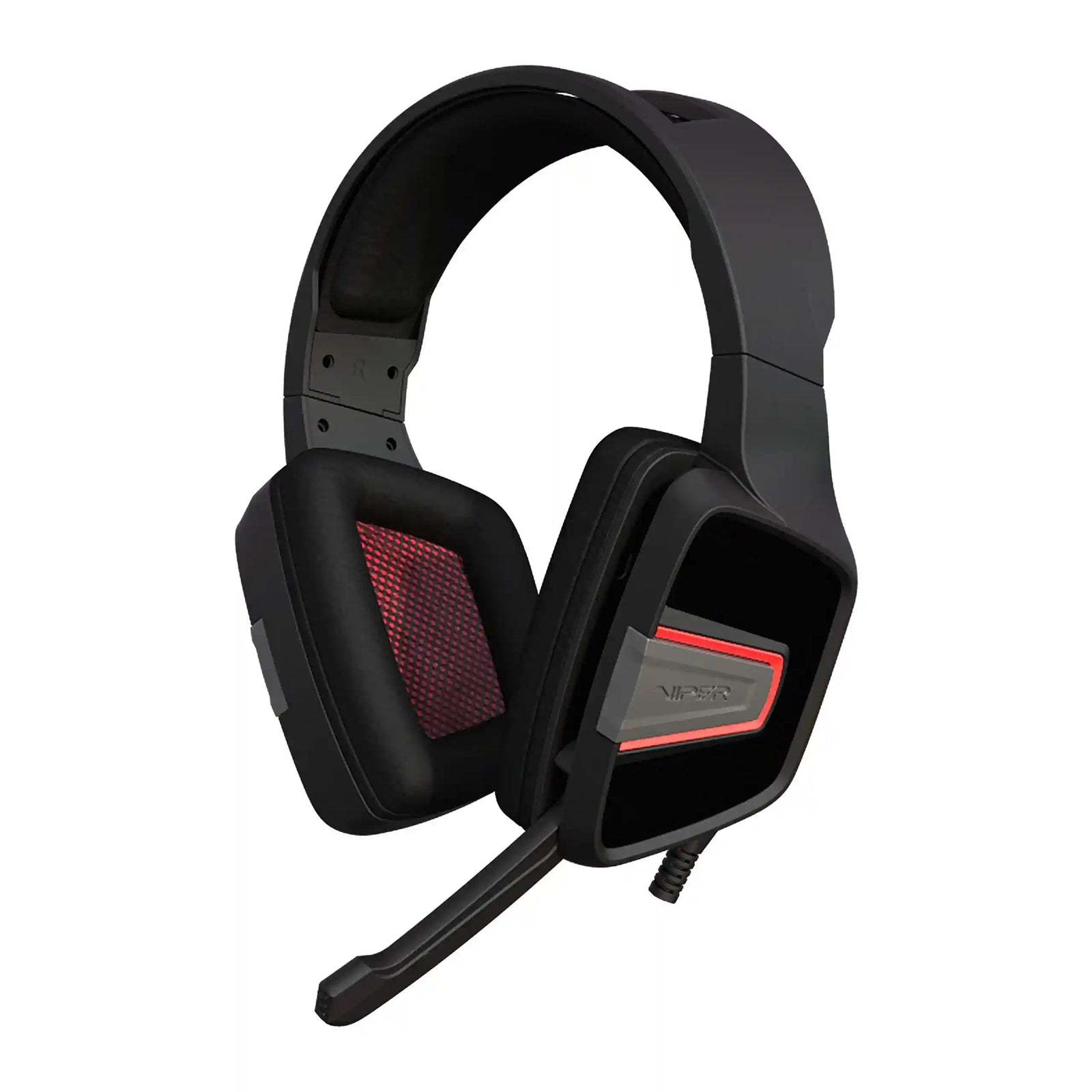 Patriot Memory V330 Stereo Wired Gaming Headset - Superb Sound and Comfort - On-Earcup Control - 50MM Drivers - Foldable Microphone - Multi Platform Headphone