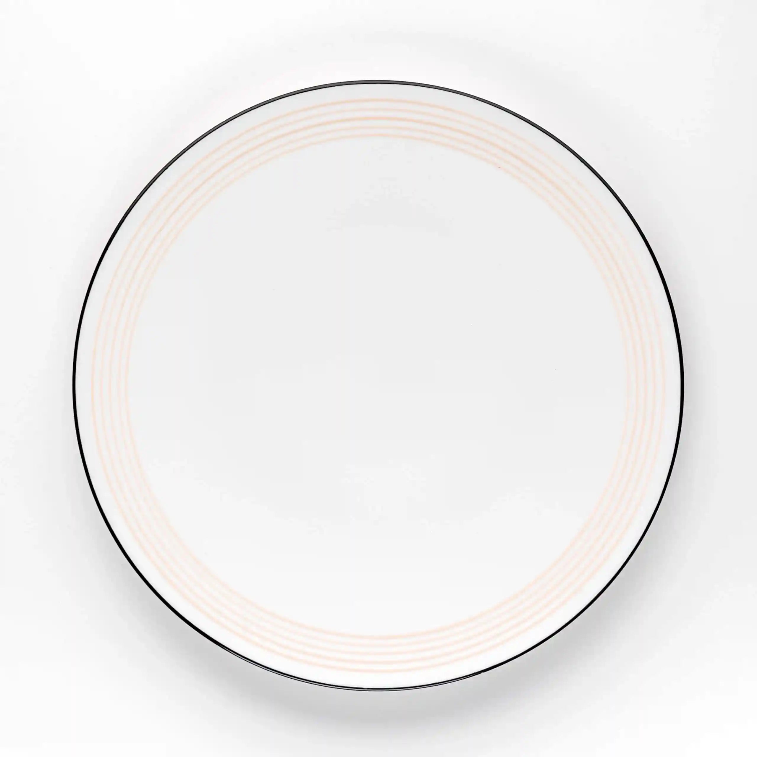 Fathy Mahmoud Porcelain tableware Dinner Set Coup 26 pcs. - Beige 1 Base box - Safqqa Egypt