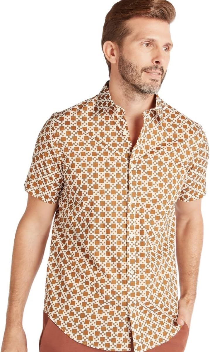 Splash woven shirt for men, Multi Color-size: xl