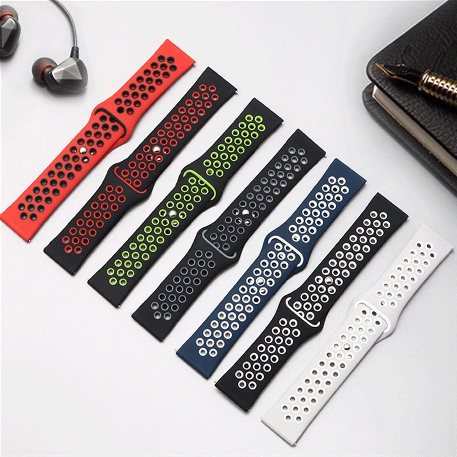 Generic TORTES Watch Bands for Men Sport Watch easy to install Bracelet soft durable color bip strap - Safqqa Egypt