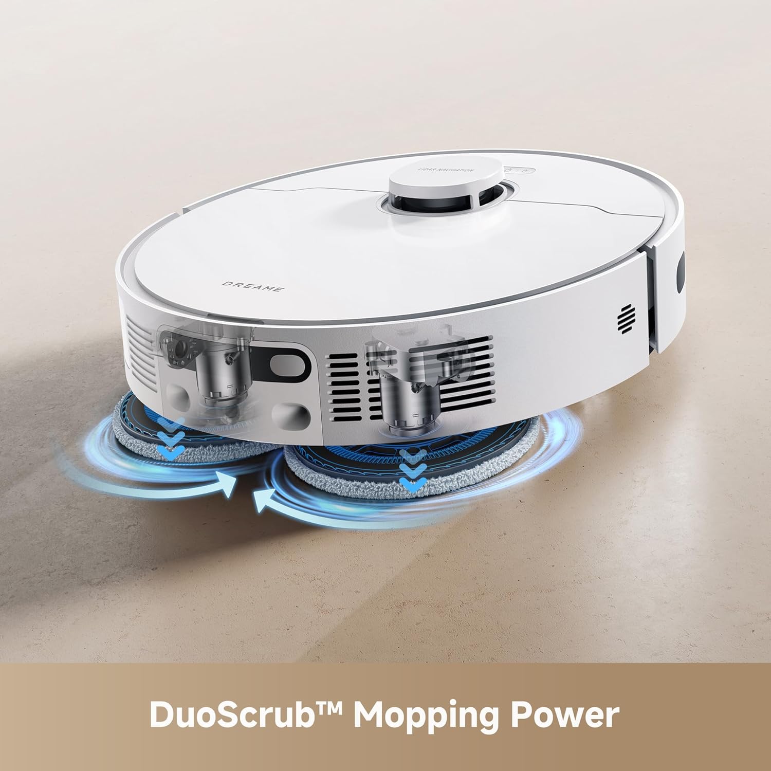 Dreame D20 Ultra Robot Vacuum & Mop 13000Pa Self-Cleaning Auto-Empty White – Safqqa Egypt