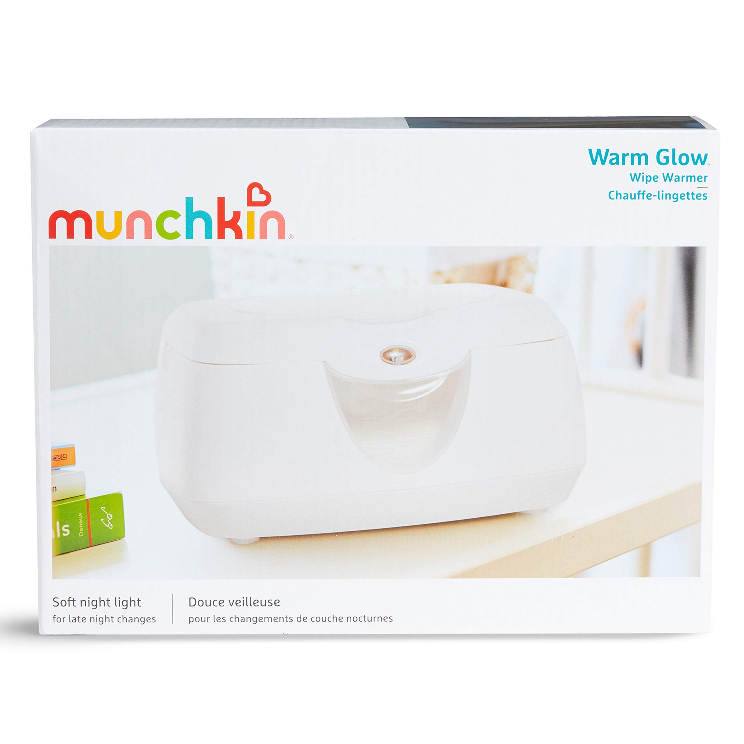 Munchkin Warm Glow Baby Wipe Warmer, White