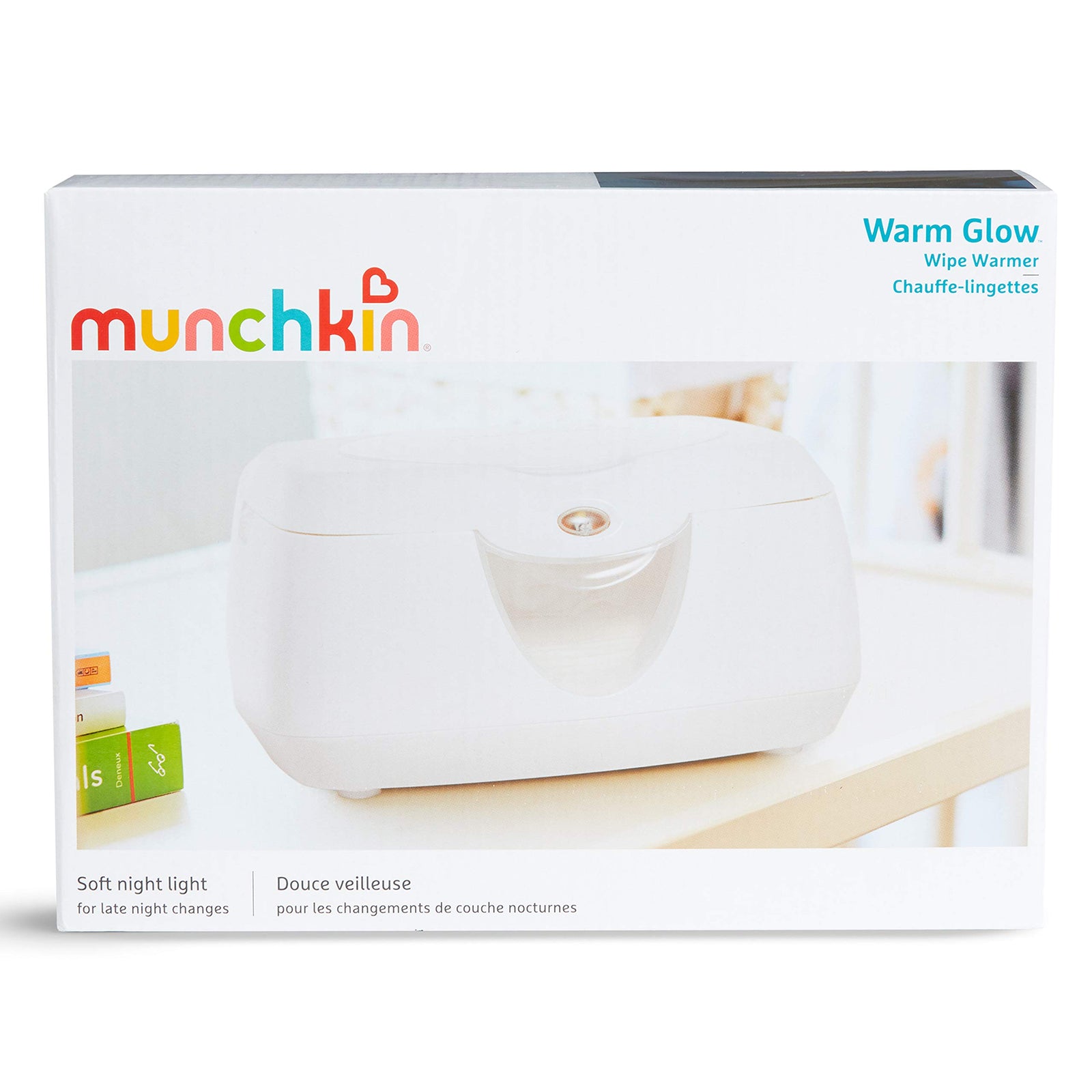Munchkin Warm Glow Baby Wipe Warmer, White