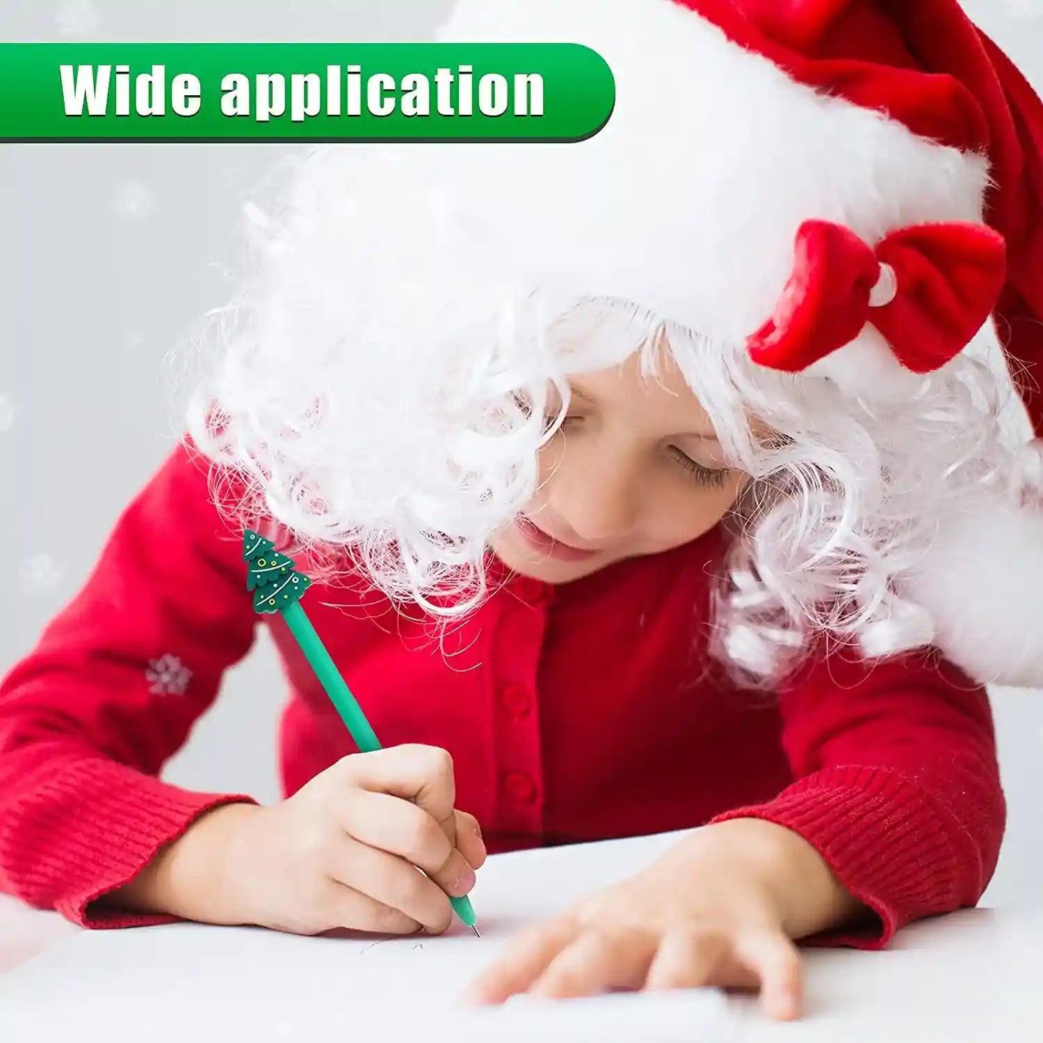 Zonon Christmas Gel Ink Pen Novelty Christmas Rollerball Pens Black Gel Ink Christmas Characters Sti - Safqqa Egypt