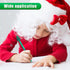 Zonon Christmas Gel Ink Pen Novelty Christmas Rollerball Pens Black Gel Ink Christmas Characters Sti - Safqqa Egypt