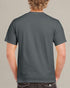 Gildan Men Cotton T-Shirt Grey Pack of 2