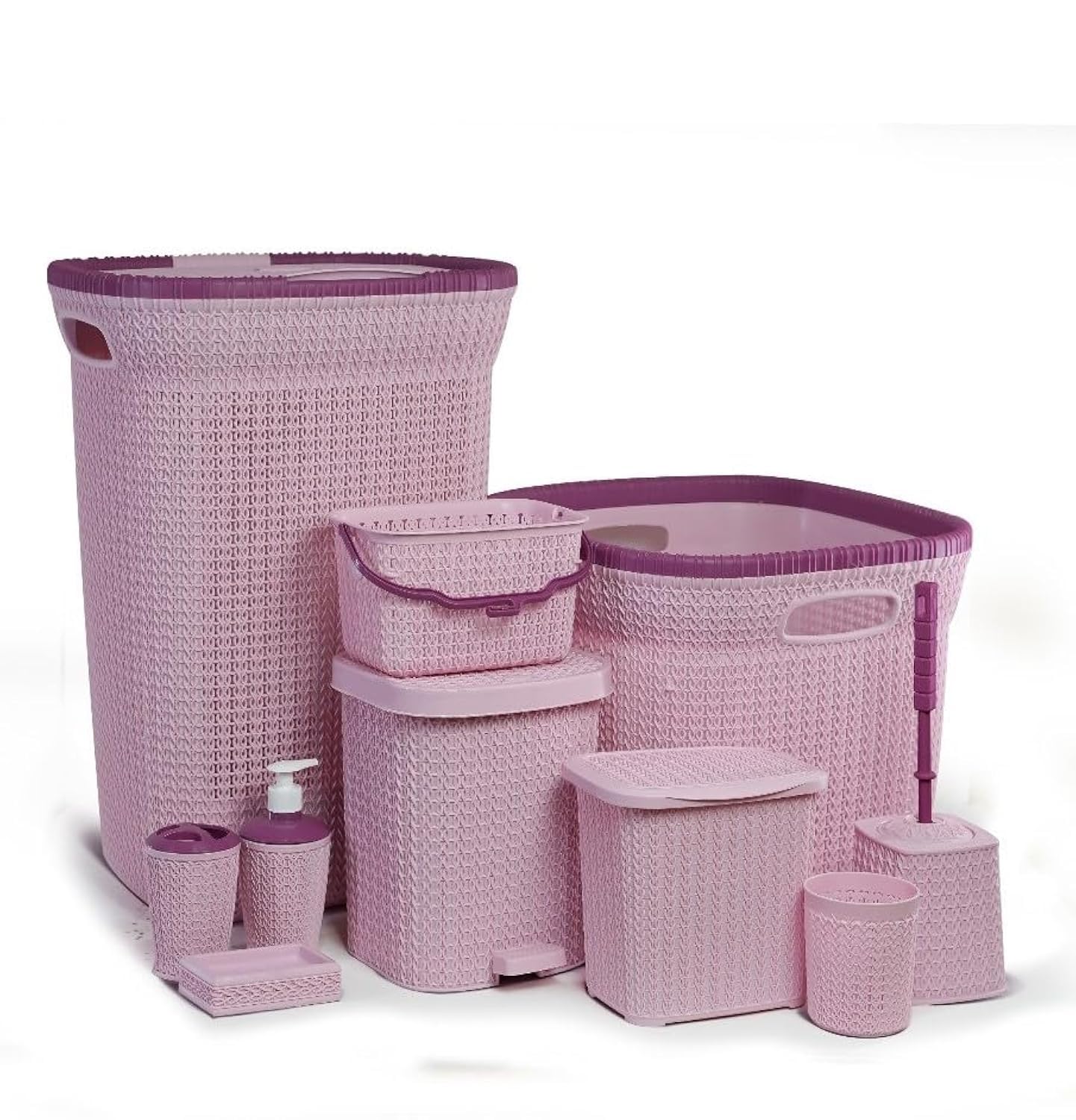 Al Wataneya Bathroom Accessories Set – 10 Pieces (damag box)