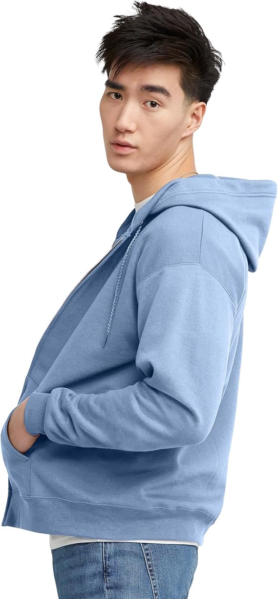 Hanes Men's Casual Jacket Light Blue – Safqqa Egypt