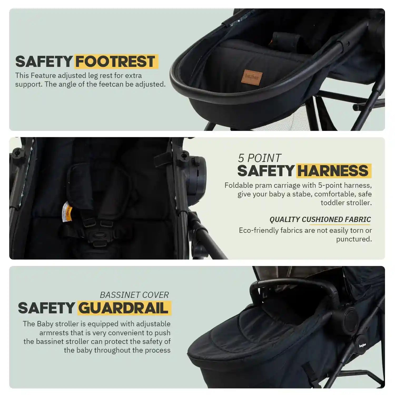 اجعل السفر أسهل وأكثر راحة لطفلك مع عربة الأطفال 2 في 1 من بايبي. مصممة خصيصاً للسفر بالطائرة، وتأتي بمقعد قابل للتعديل بثلاث وضعيات، وسرير قابل للعكس، مع مظلة تحمي الطفل وتوفر له الراحة – Safqqa Egypt