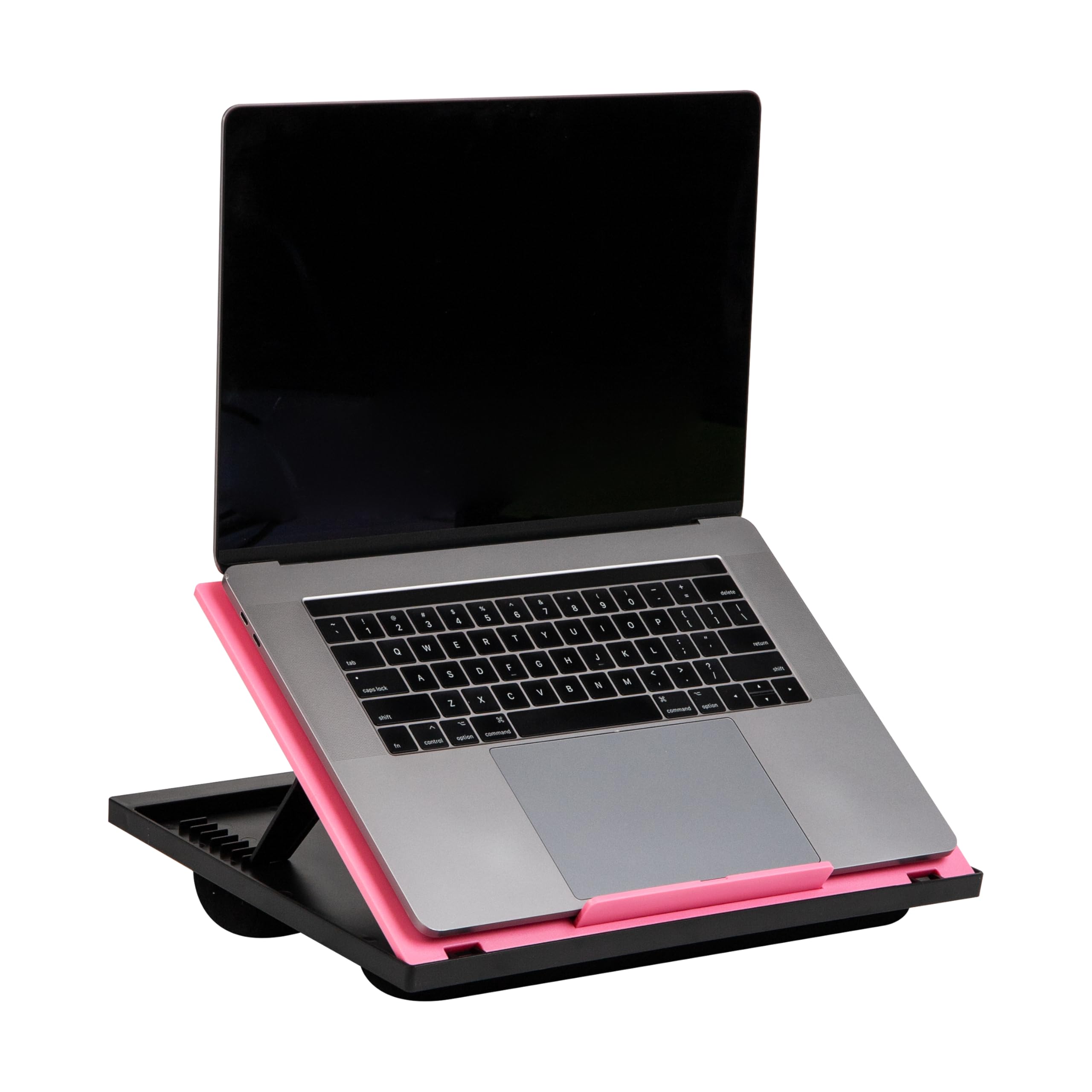 Mind Reader Adjustable 8-Position Lap Desk with Cushions – Pink (LTADJUST-PNK)